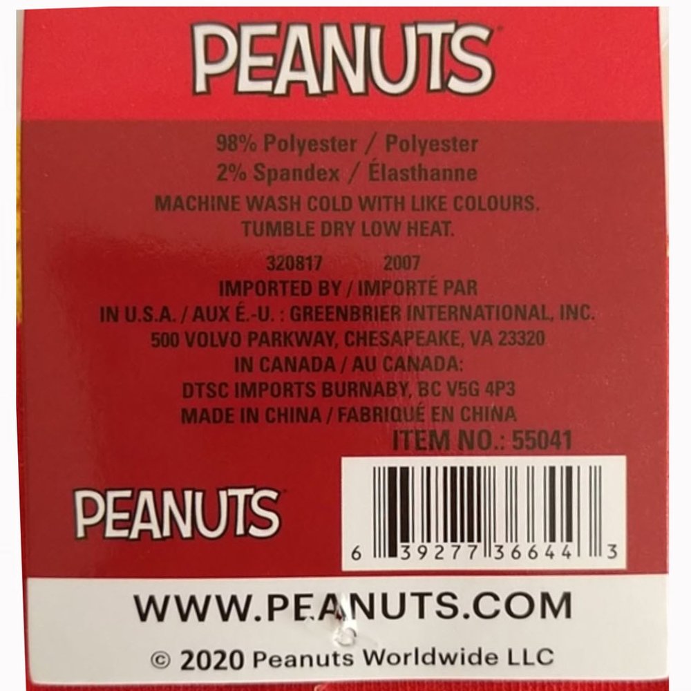 Peanuts Woodstock Socks - Picture 2 of 3